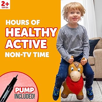 知育玩具 World Wide Kids Amazon.com: Waddle Bouncy Animal Hopper - Inflatable Hopping